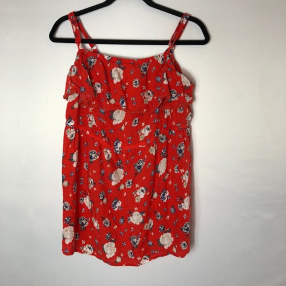 Torrid Floral Ruffle Babydoll Top Size 2 - Picture 3 of 7